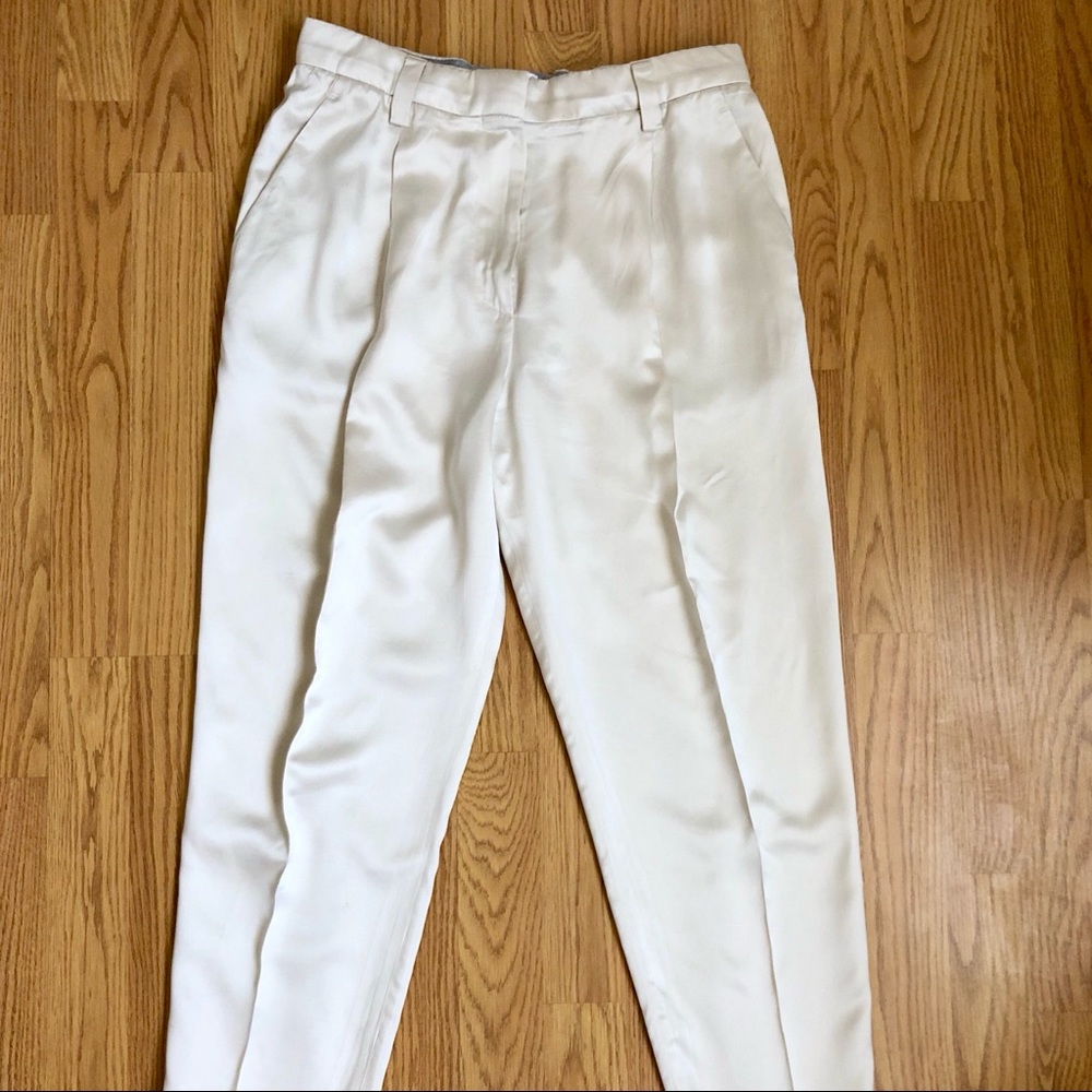 Brunello Cucinelli silk trousers (size 40)